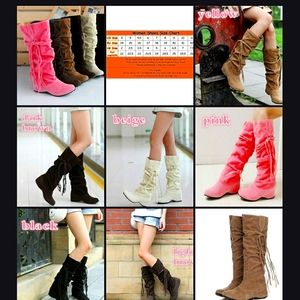 High swade women's boots.